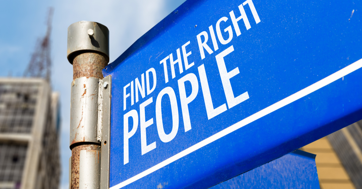 Hire the Right People Sign